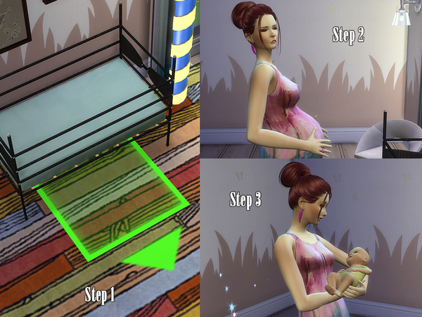 Sims 4 Baby and Crib by Kiolometro at TSR
