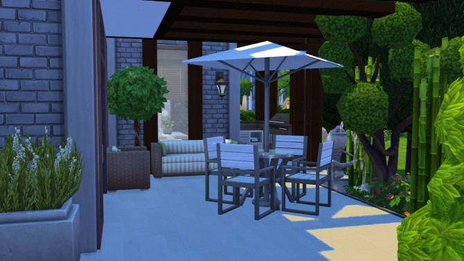 Sims 4 Magnifichic Simple house by Kiroh at Mod The Sims