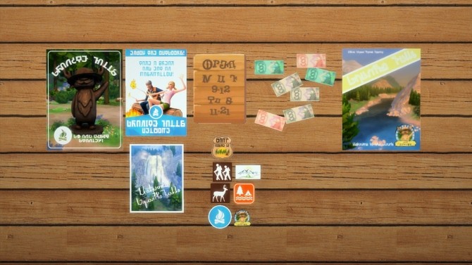 Sims 4 Random set of posters/stickers for the Ranger Station at Budgie2budgie