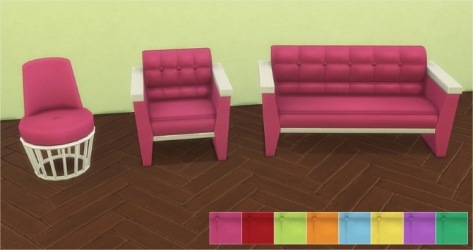 Sims 4 GtW Seating Recolors at Veranka
