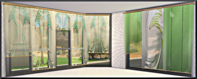 Sims 4 Curtains by Christine1000 at Sims Marktplatz