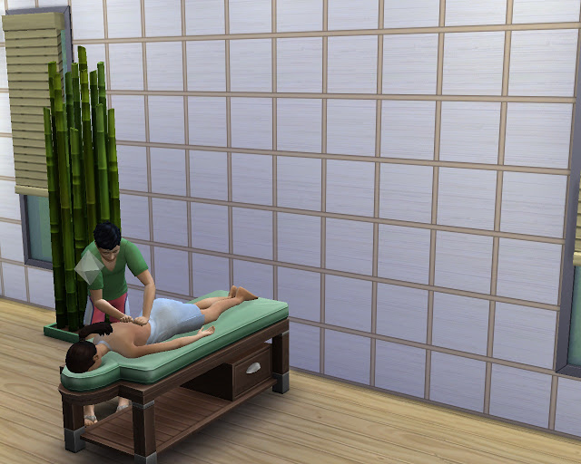 Sims 4 Bamboo wallpaper at Mara45123