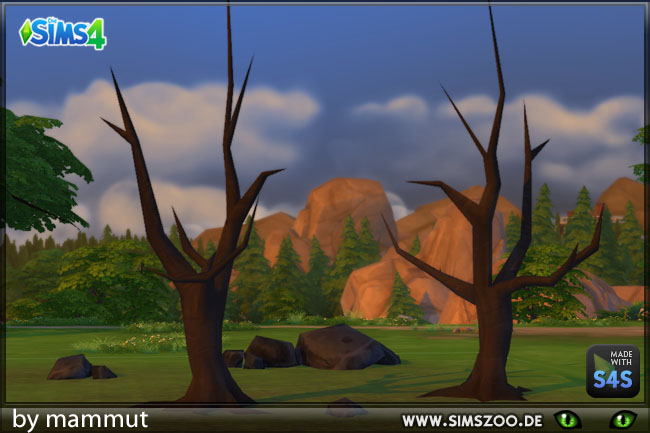 Sims 4 JapBuche Scary Tree by Mammut at Blacky’s Sims Zoo