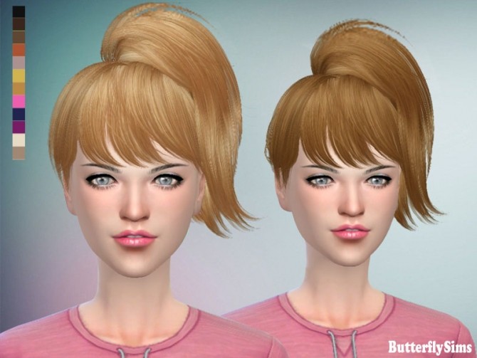 Sims 4 Hair AF 076 No hat (Pay) at Butterfly Sims
