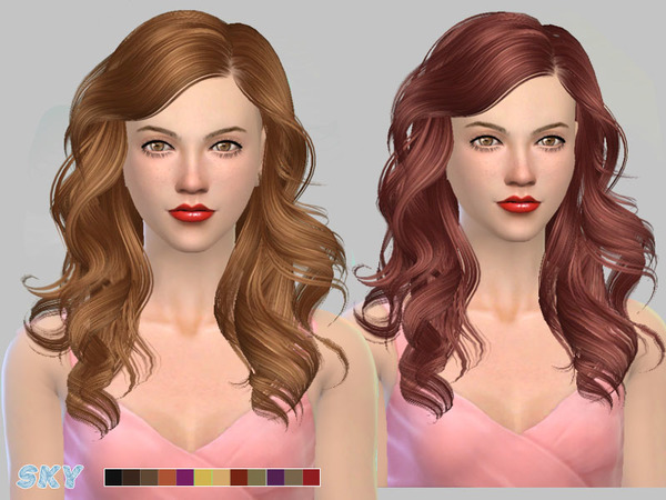 Sims 4 Hair 187 by Skysims at TSR