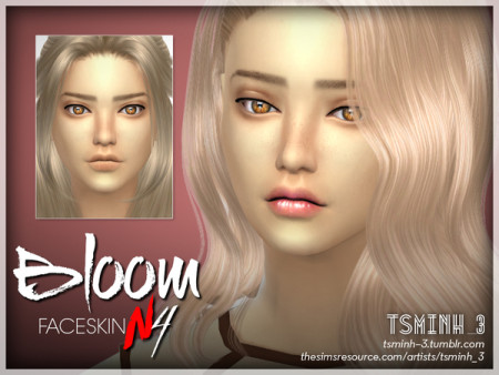 Bloom Face Skin by tsminh_3 at TSR » Sims 4 Updates