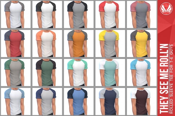 Sims 4 They See Me Rolln Tees by Peacemaker ic at Simsational Designs