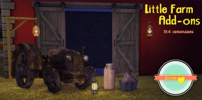 Sims 4 Little farm add ons at Loree