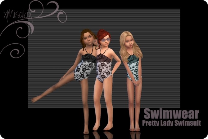Sims 4 Pretty Lady Swimsuit at xMisakix Sims