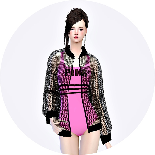 Sims 4 Female mesh jacket at Marigold