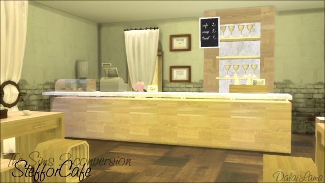 Sims 4 Steffor Cafe 2T4 conversion by DalaiLama at The Sims Lover