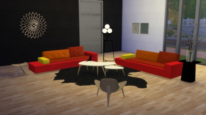 Sims 4 Polder Sofa at Meinkatz Creations