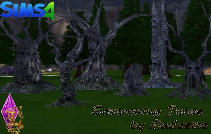 Sims 4 Screaming Trees at Ladesire