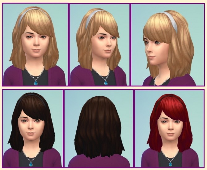 Sims 4 Little Debby Hair at Birksches Sims Blog
