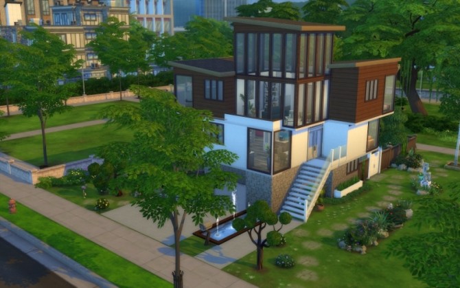 Sims 4 Loft Belle Vue by Bloup at Sims Artists