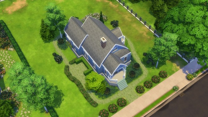 Sims 4 Magretelund Road house at DeSims4