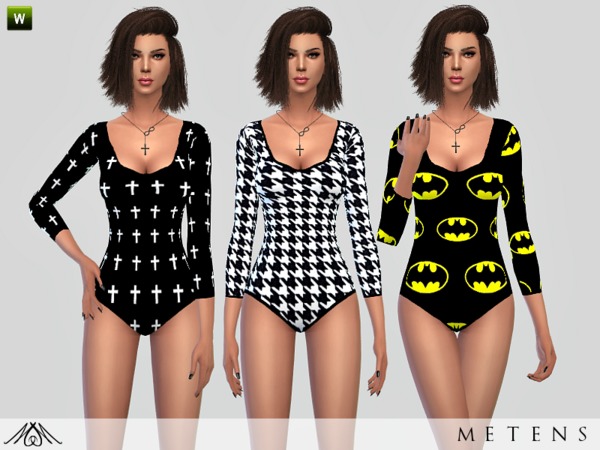 Sims 4 Wild Bodysuits by Metens at TSR