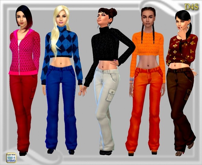 Sims 4 Pocket pants at Dreaming 4 Sims