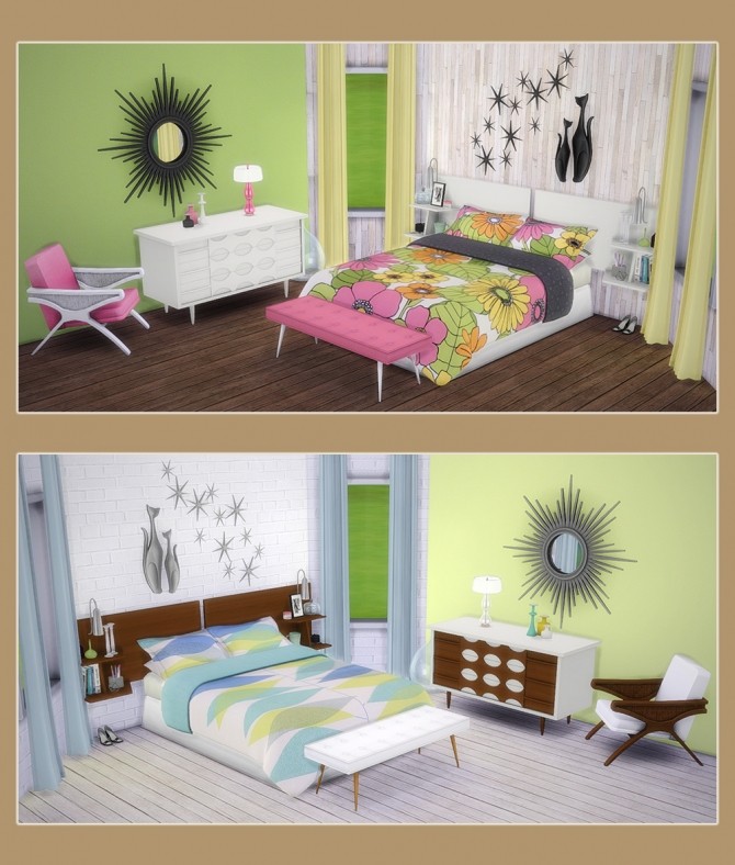 Sims 4 Danaia’s Bedroom at Saudade Sims