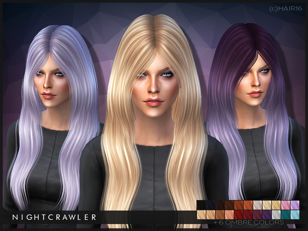 Sims 4 Hair16 (c)AF by Nightcrawler at TSR