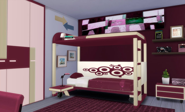 Sims 4 Ivan bedroom at pqSims4