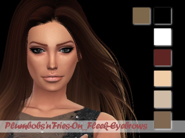 Sims 4 On Fleek Eyebrows by Plumbobs n Fries at TSR