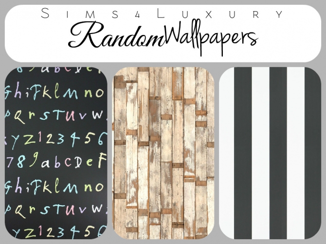 Random wallpapers Set 1 at Sims4 Luxury » Sims 4 Updates