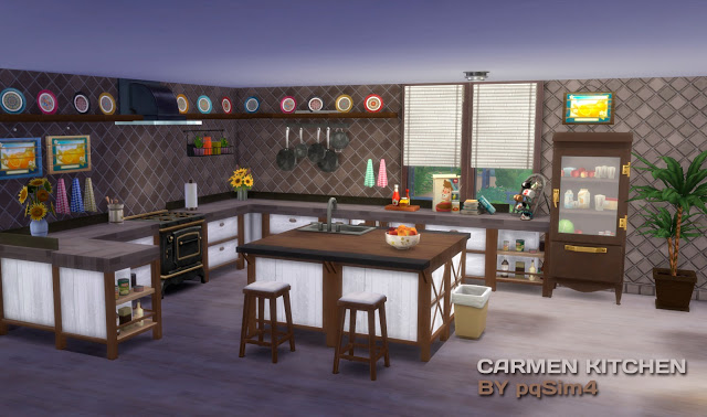 Sims 4 Carmen Kitchen at pqSims4