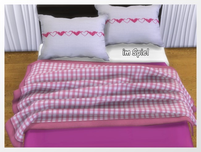 Sims 4 Bed Blankets & Pillows at All 4 Sims