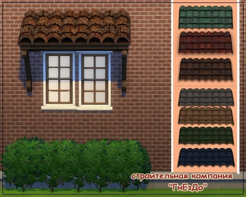 Sims 4 PASSAGE roof at Sims by Mulena