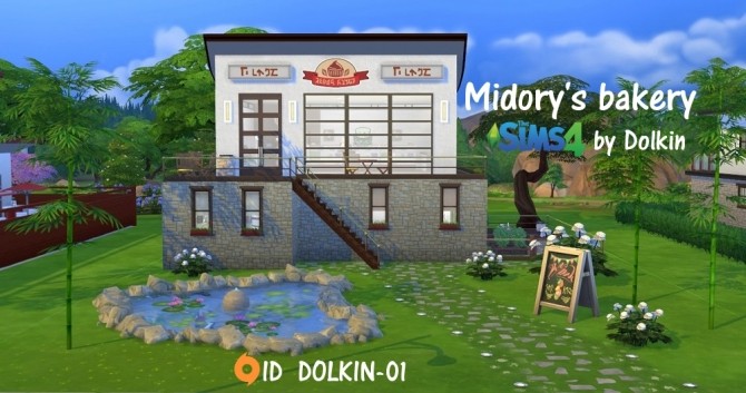 Sims 4 Midorys bakery by Dolkin at ihelensims