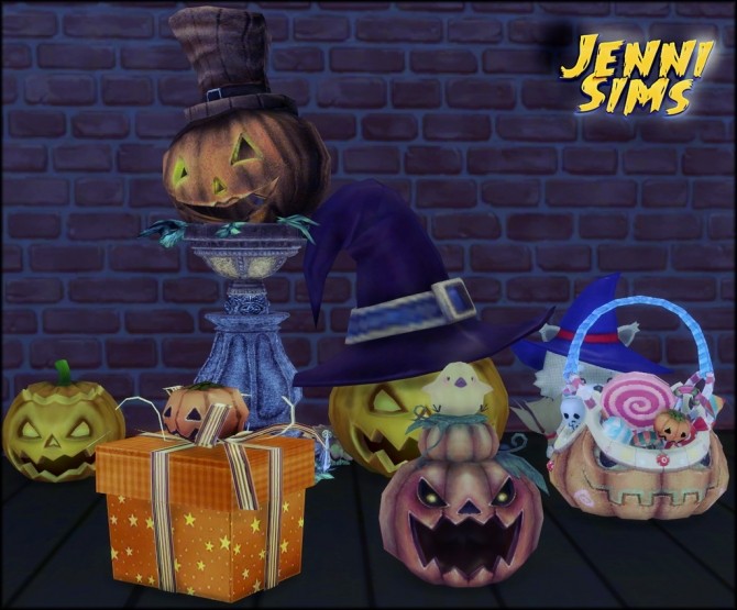 Sims 4 Decoration Happy Halloween at Jenni Sims
