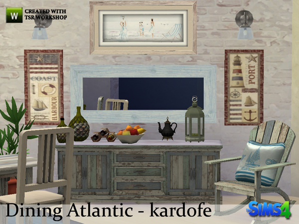 Sims 4 Atlantic Dining by kardofe at TSR