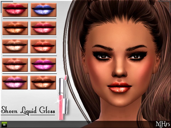 Sims 4 S4 Sheen Liquid Gloss by Margeh 75 at TSR