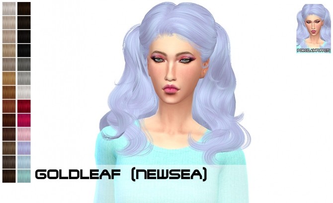 Sims 4 Newsea Night Bloom + Gold Leaf recolors at Porcelain Warehouse