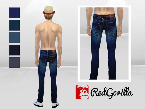 Sims 4 Individuality Denim Jeans by McLayneSims at TSR