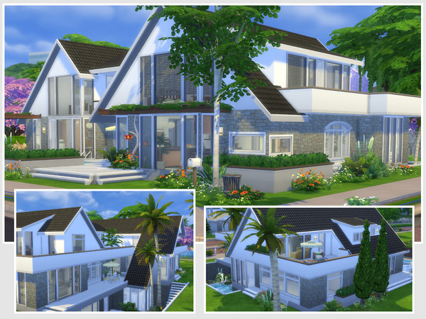 Sims 4 Phenix house by Philo at TSR