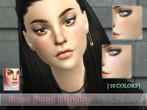 Sims 4 Rose Petal Blusher N09 by Pralinesims at TSR
