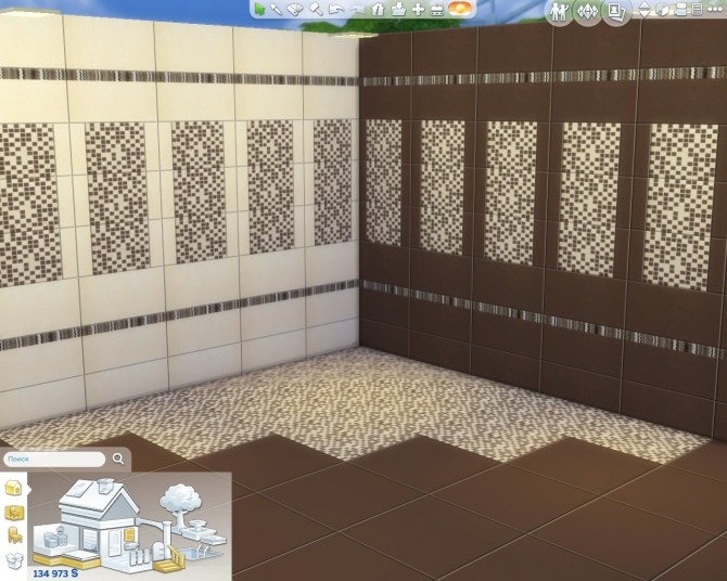 Sims 4 Set of panels Organza by AdeLanaSP at Mod The Sims