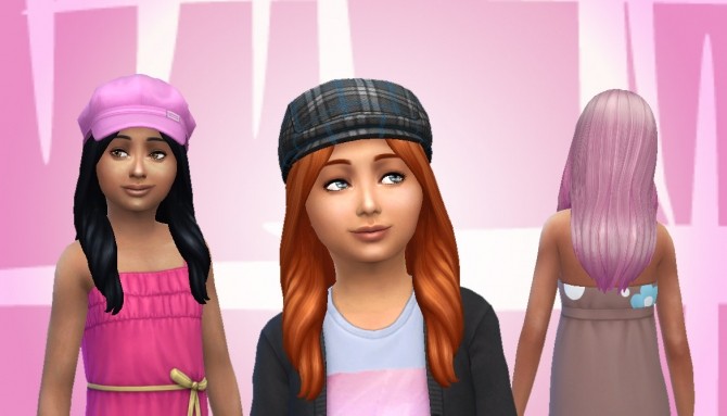 Sims 4 Oblivion Hair for Girls at My Stuff