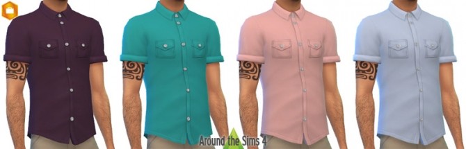 Sims 4 Shirts for males by Sandy at Around the Sims 4