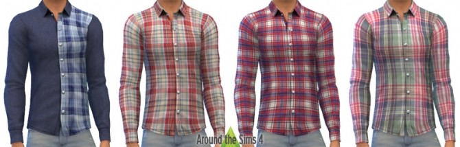 Sims 4 Shirts for males by Sandy at Around the Sims 4