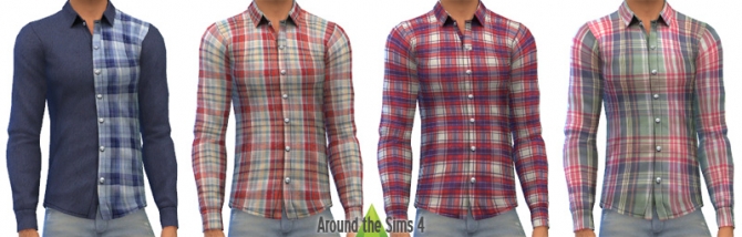 Shirts for males by Sandy at Around the Sims 4 » Sims 4 Updates