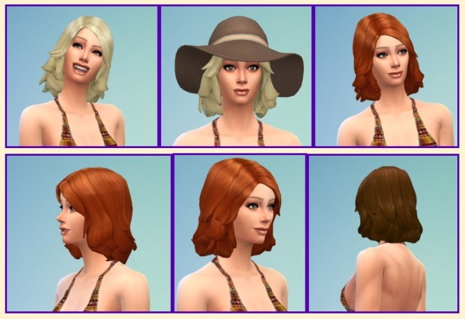 Sims 4 Medium Long Gerad Hair F at Birksches Sims Blog