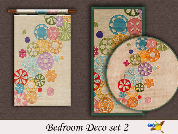 Sims 4 Bedroom Deco Set 2 by Evi at TSR