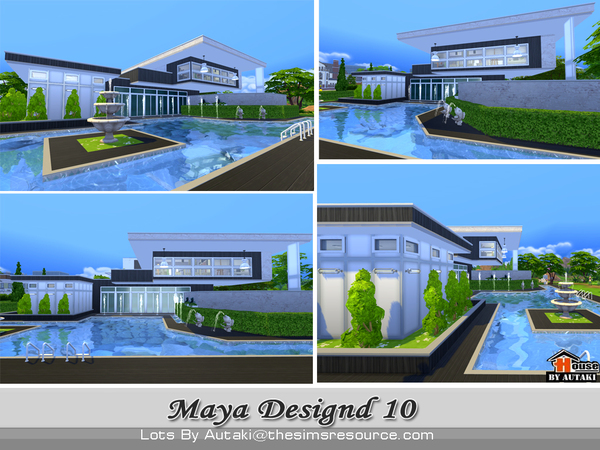 Sims 4 Maya Modern Design10 by autaki at TSR