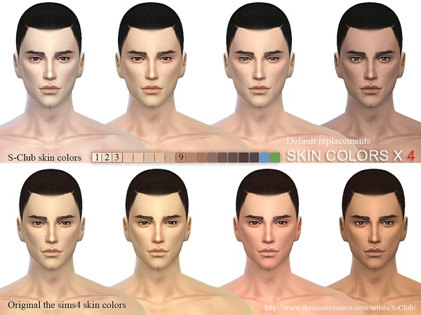 sims 4 non default skin