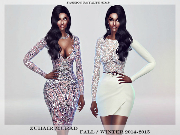 Sims 4 Z.M. Fall / Winter 2014 2015 dresses by FashionRoyaltySims at TSR
