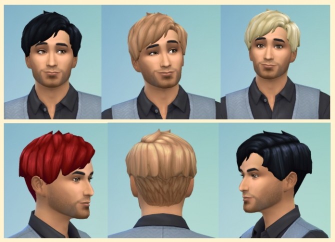 Sims 4 Roundparted Hair at Birksches Sims Blog