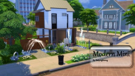 Modern Mini 2/1 house by babynightsong at Mod The Sims